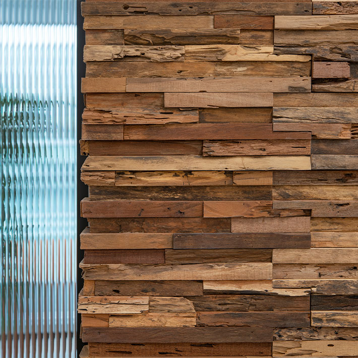 helaba bank engineered timber feature