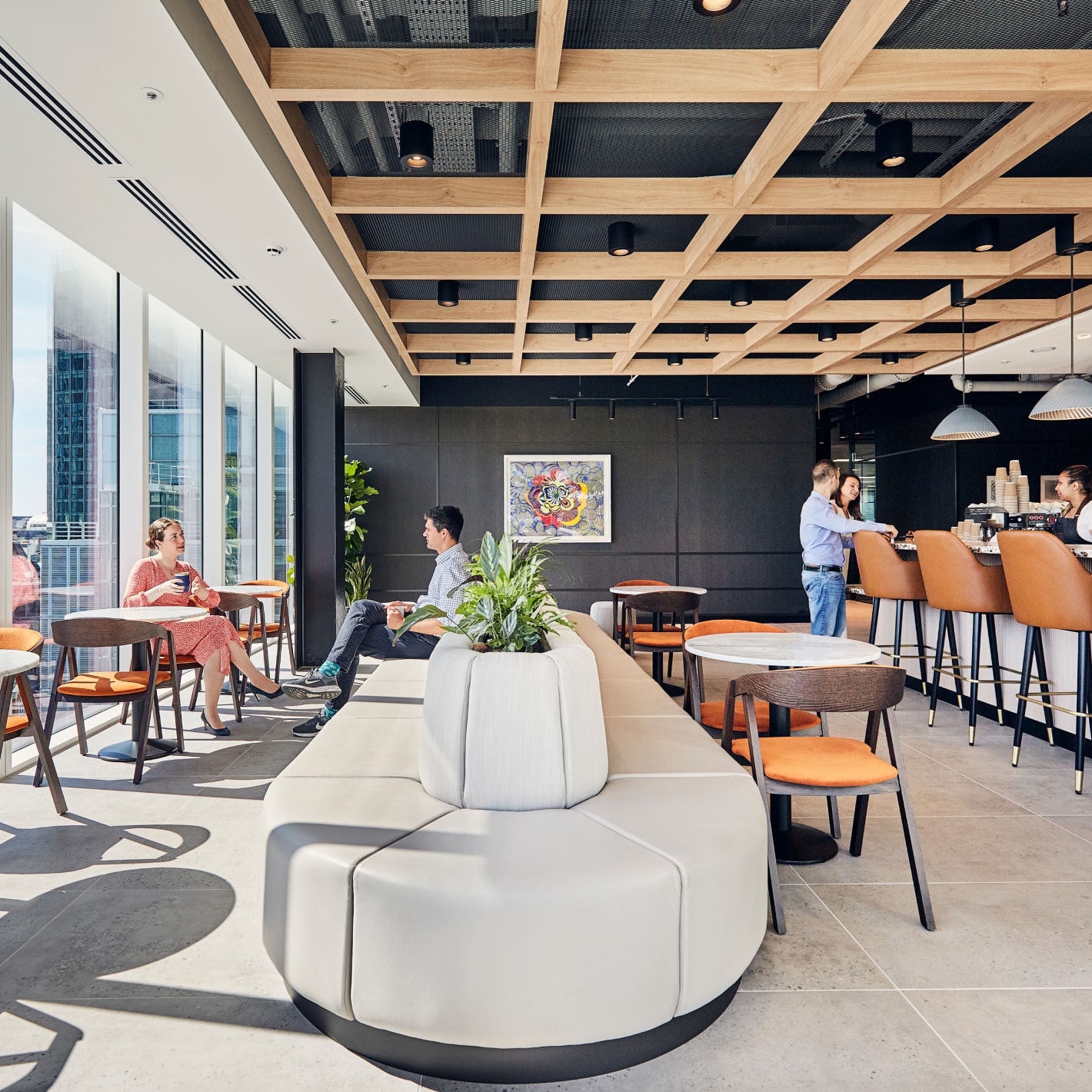 Office collaboration and social space