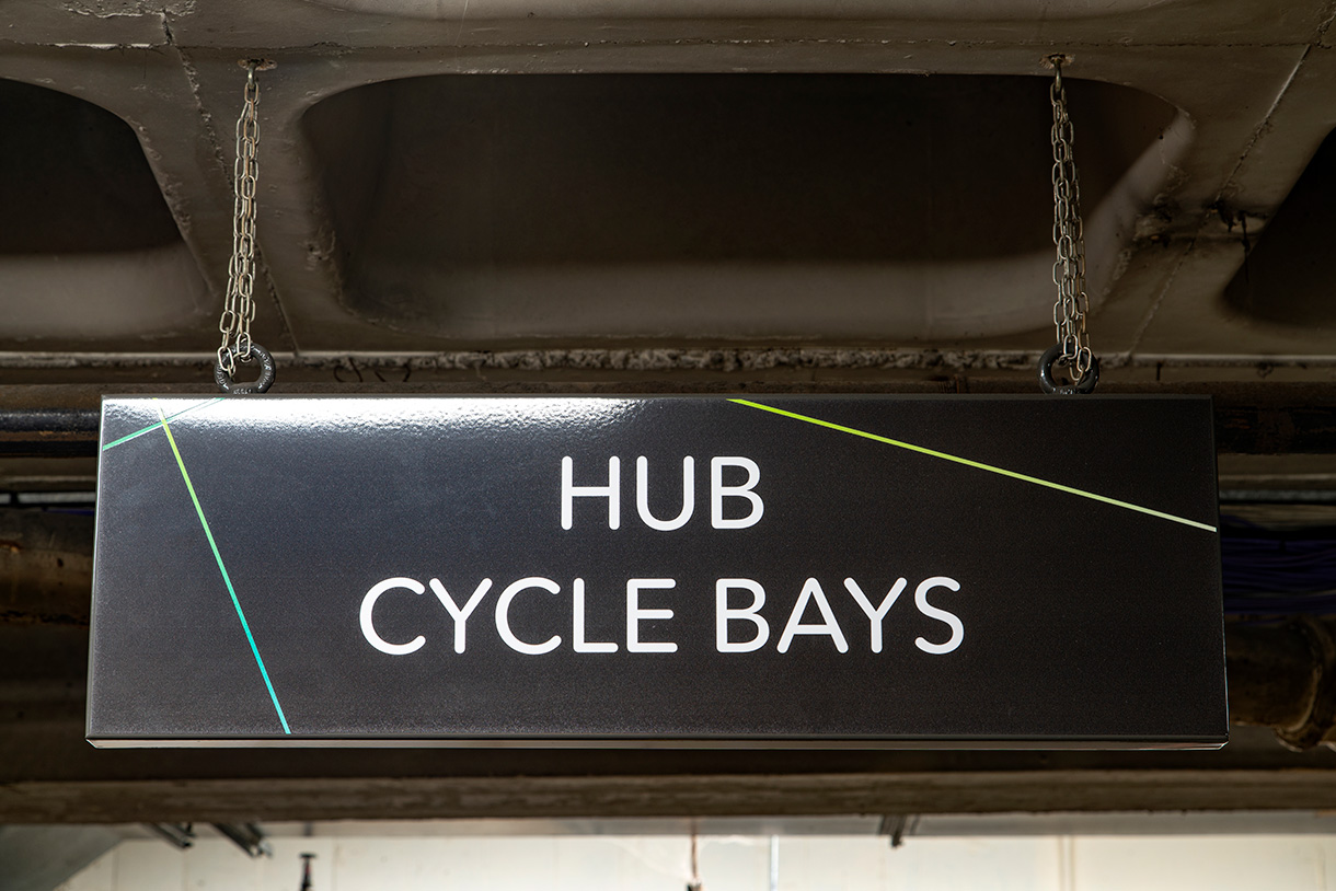 Cycle bays signage