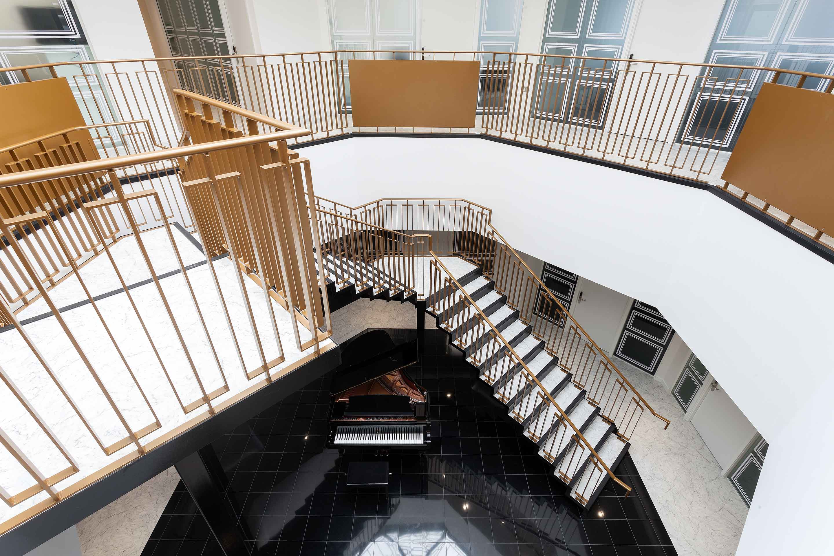 Main stairwell at Office Space in Town Mayfair