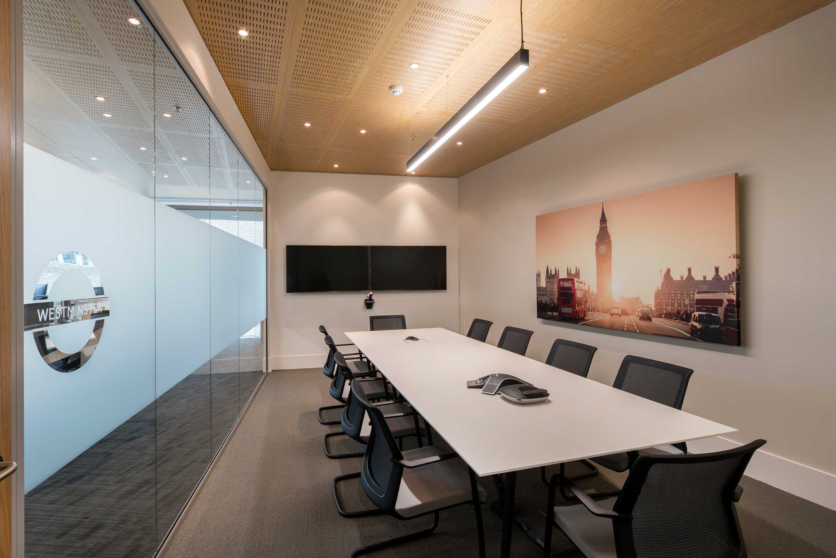 Technology enabled meeting room for STR