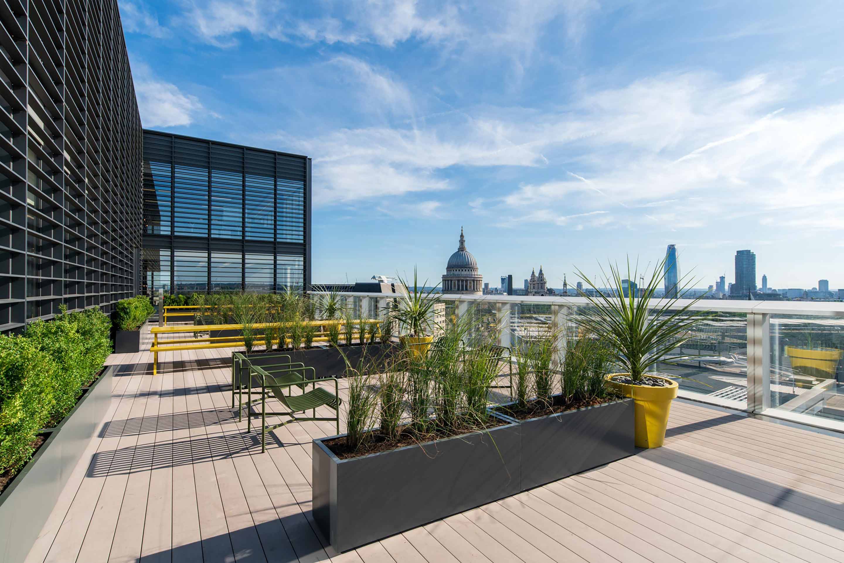 The Trade Desk's balcony space