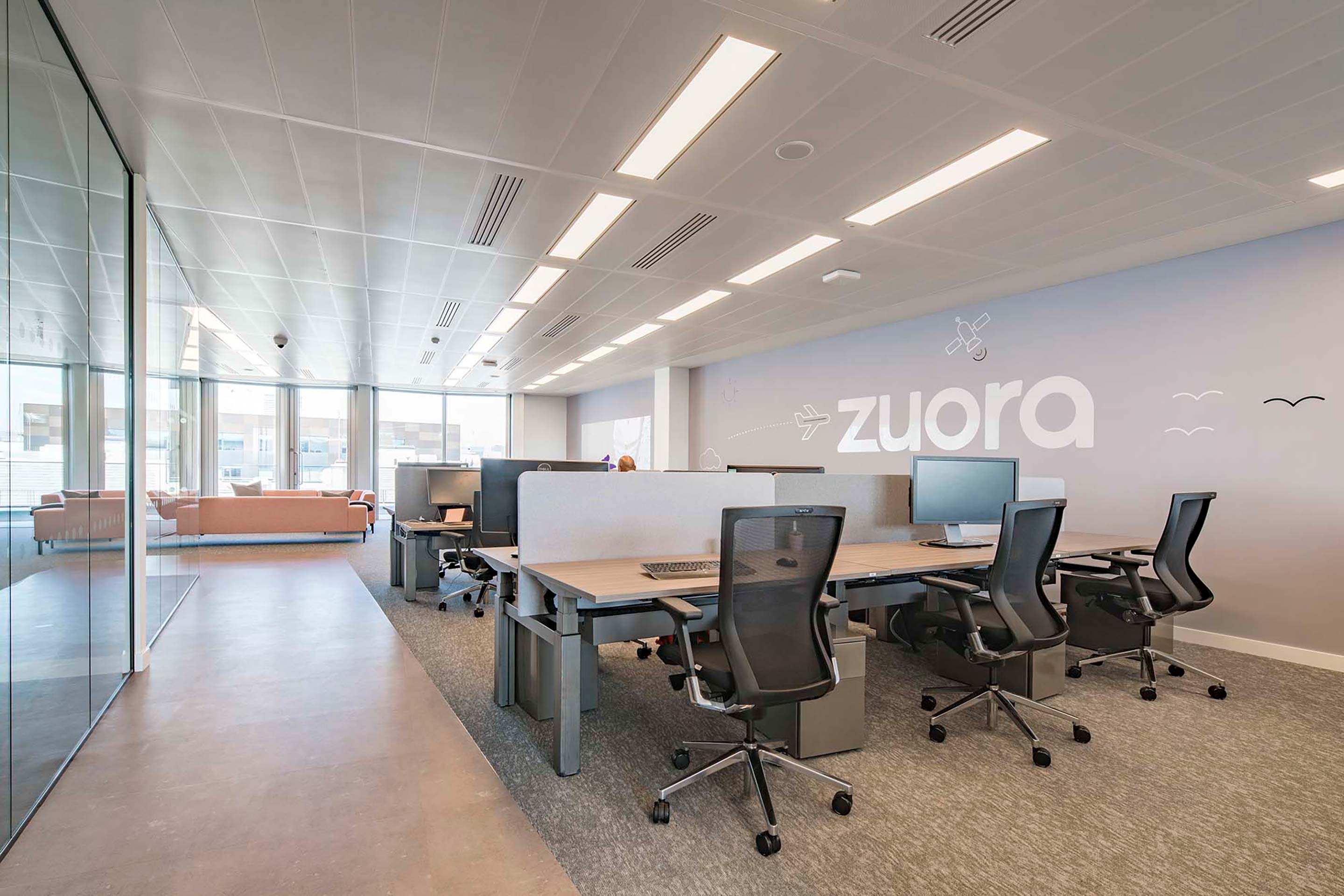 Some of Zuora's work stations