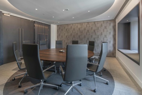 Millennium Global's meeting room and board space