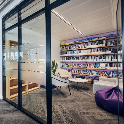 library room in office