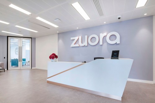 A standout front desk and manifestation for Zuroa's front of house